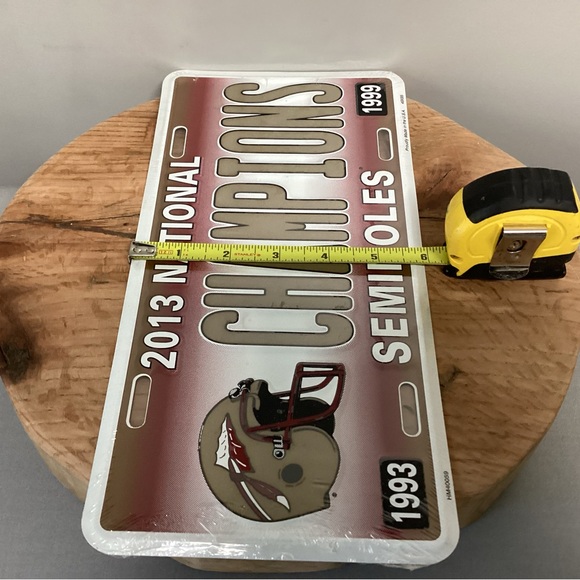 New - 2013 Florida State College Football - FSU - Car / Truck / Auto Tag / Plate - Picture 7 of 8
